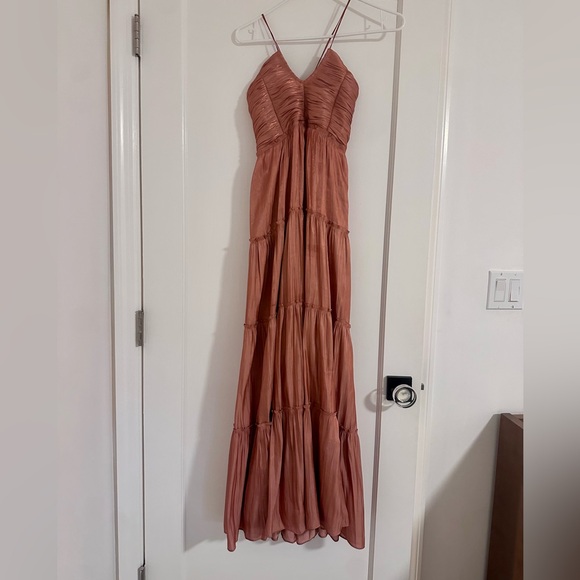Few Moda o.p.t Strapless Copper Maxi Dress - Picture 2 of 3